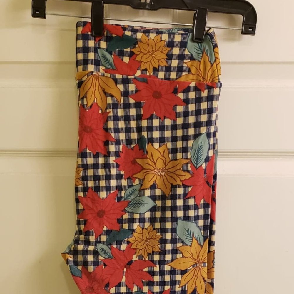 LuLaRoe Holiday Leggings, Size TC2